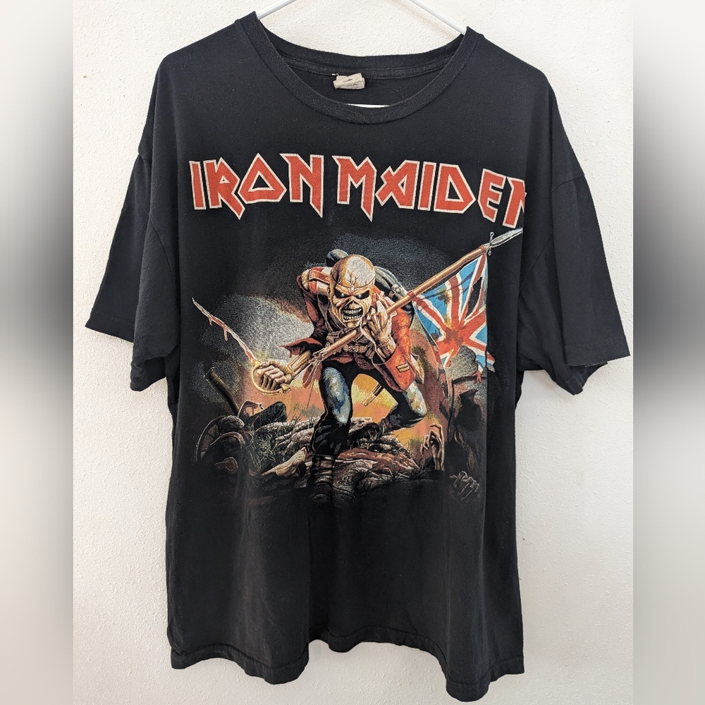 Vintage Iron Maiden Trooper Eddie t-shirt Size  XL